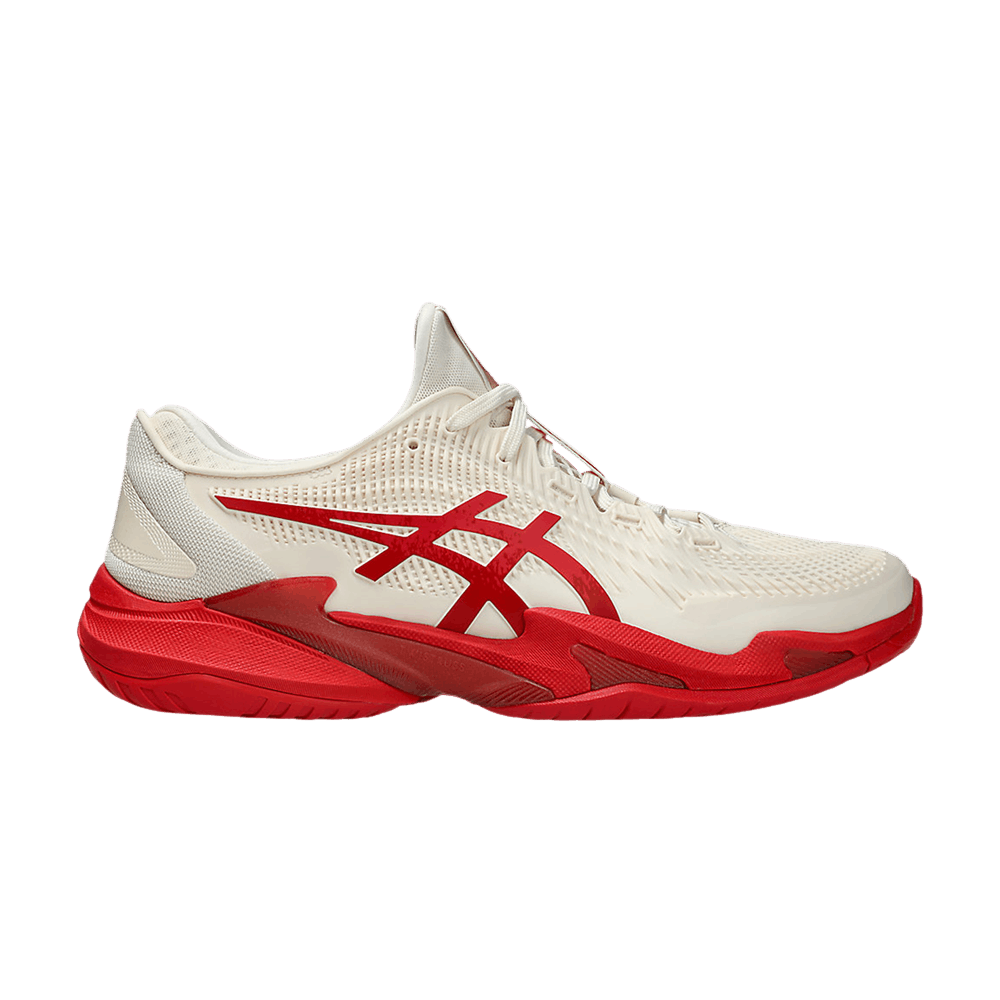 Кроссовки Asics Court FF 3 Novak 'Cream Classic Red'
