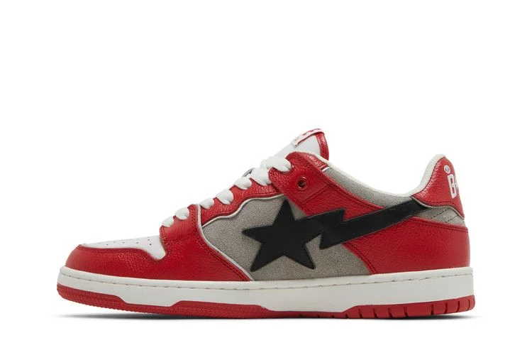 Кроссовки BAPE Sk8 Sta #1 'Red'