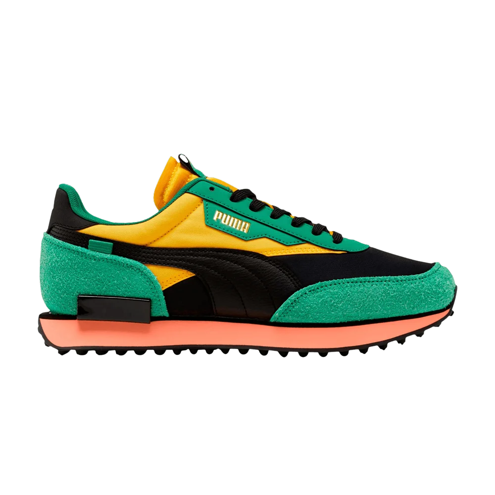 Krossovki-Puma-Future-Rider-Game-On-Black-Amazon-Green