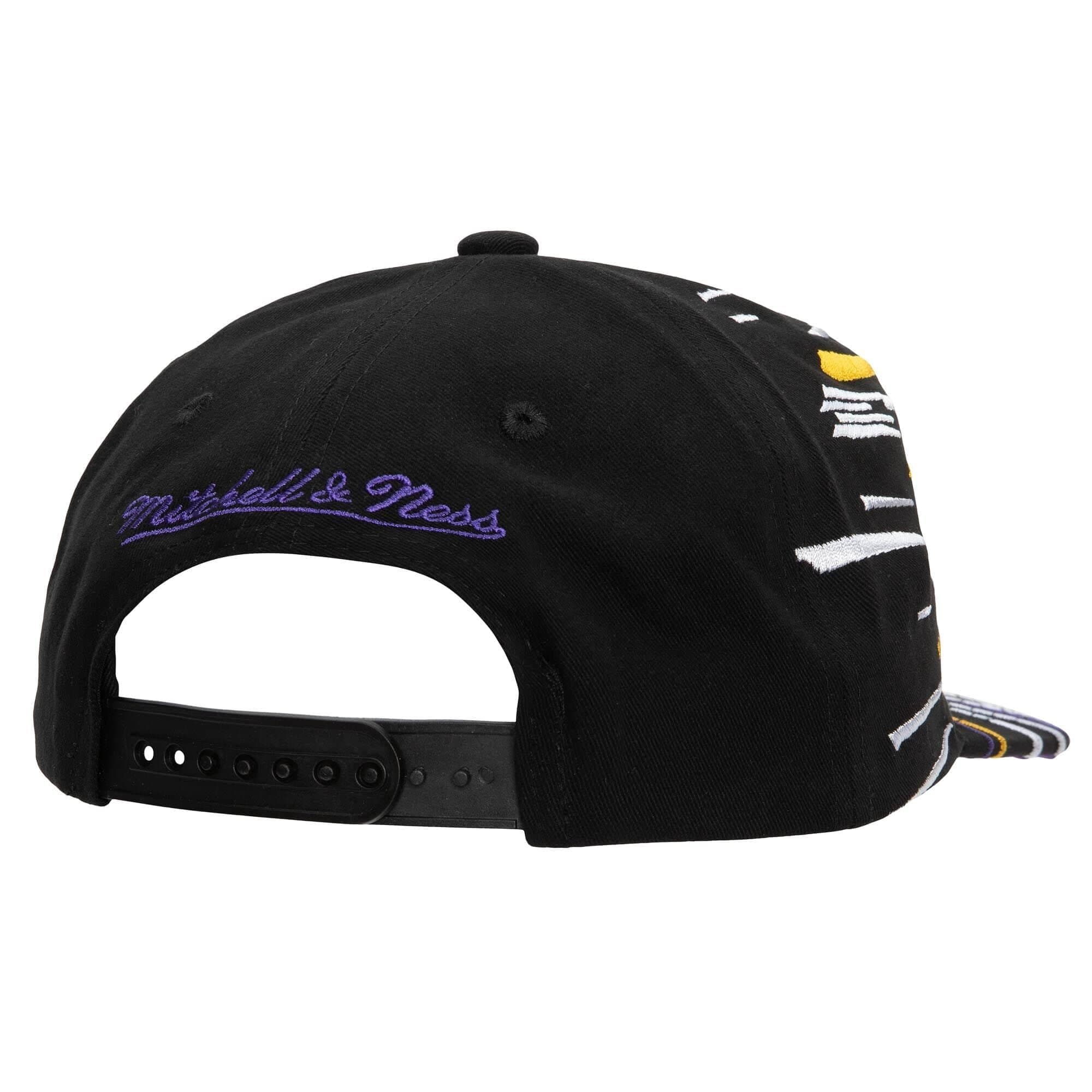 Бейсболка Mitchell & Ness Burst Deadstock Snapback Los Angeles Lakers Hat