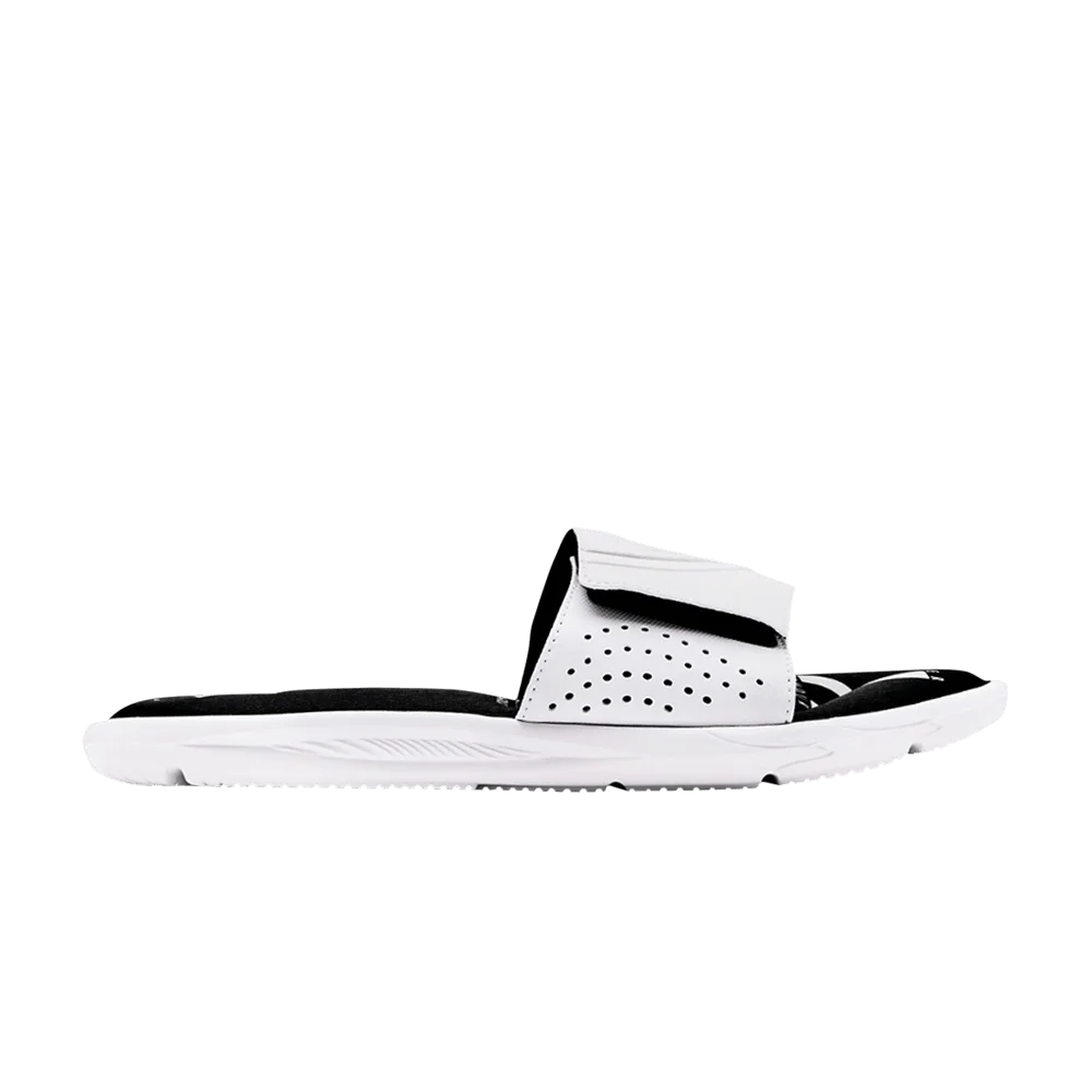 Under Armour Ignite 6 Graphic Strap Slide 'White'