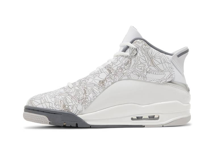 Кроссовки Air Jordan Dub Zero 'White Cool Grey'