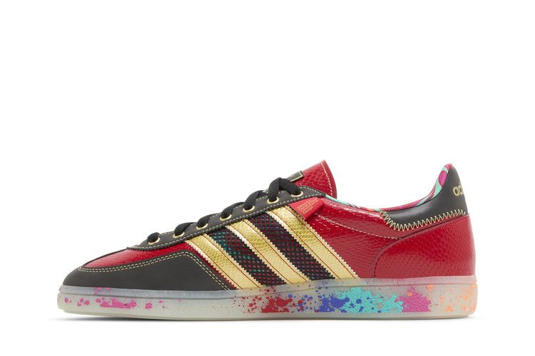 Кроссовки S.E.E.D. x adidas Handball Spezial 'Scarlet Gold Paint Splatter'