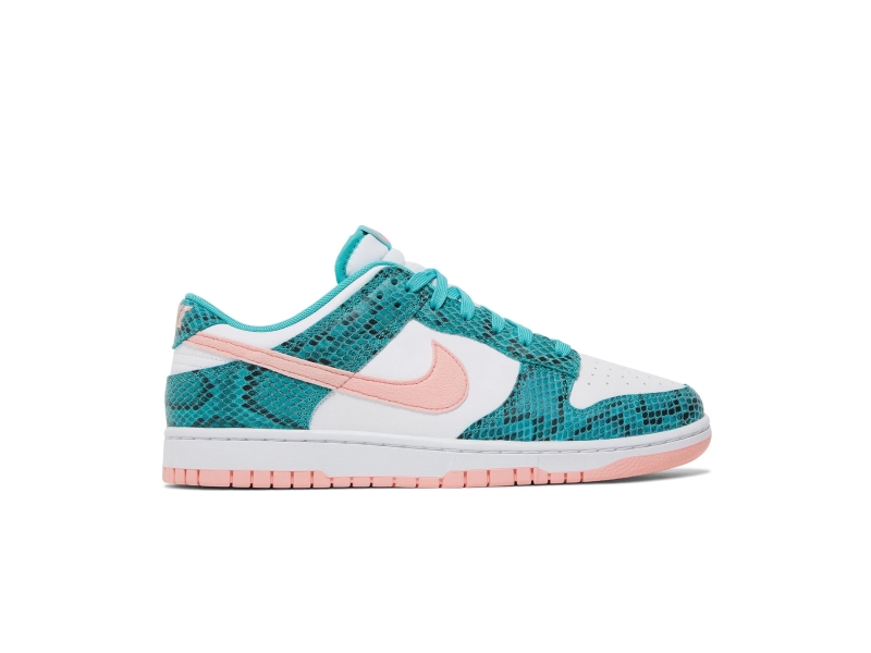 Кроссовки Nike Dunk Low Washed Teal Snakeskin