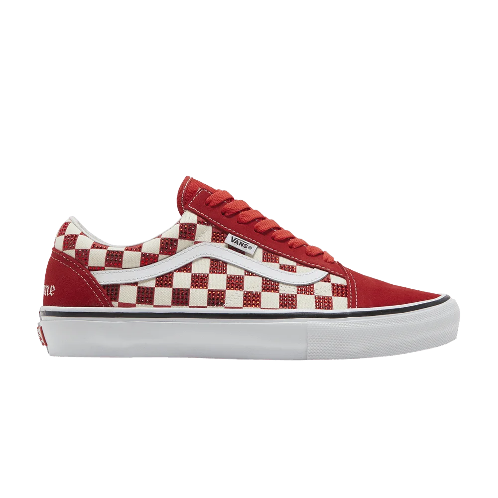 Supreme-x-Swarovski-x-Vans-Skate-Old-Skool-Red