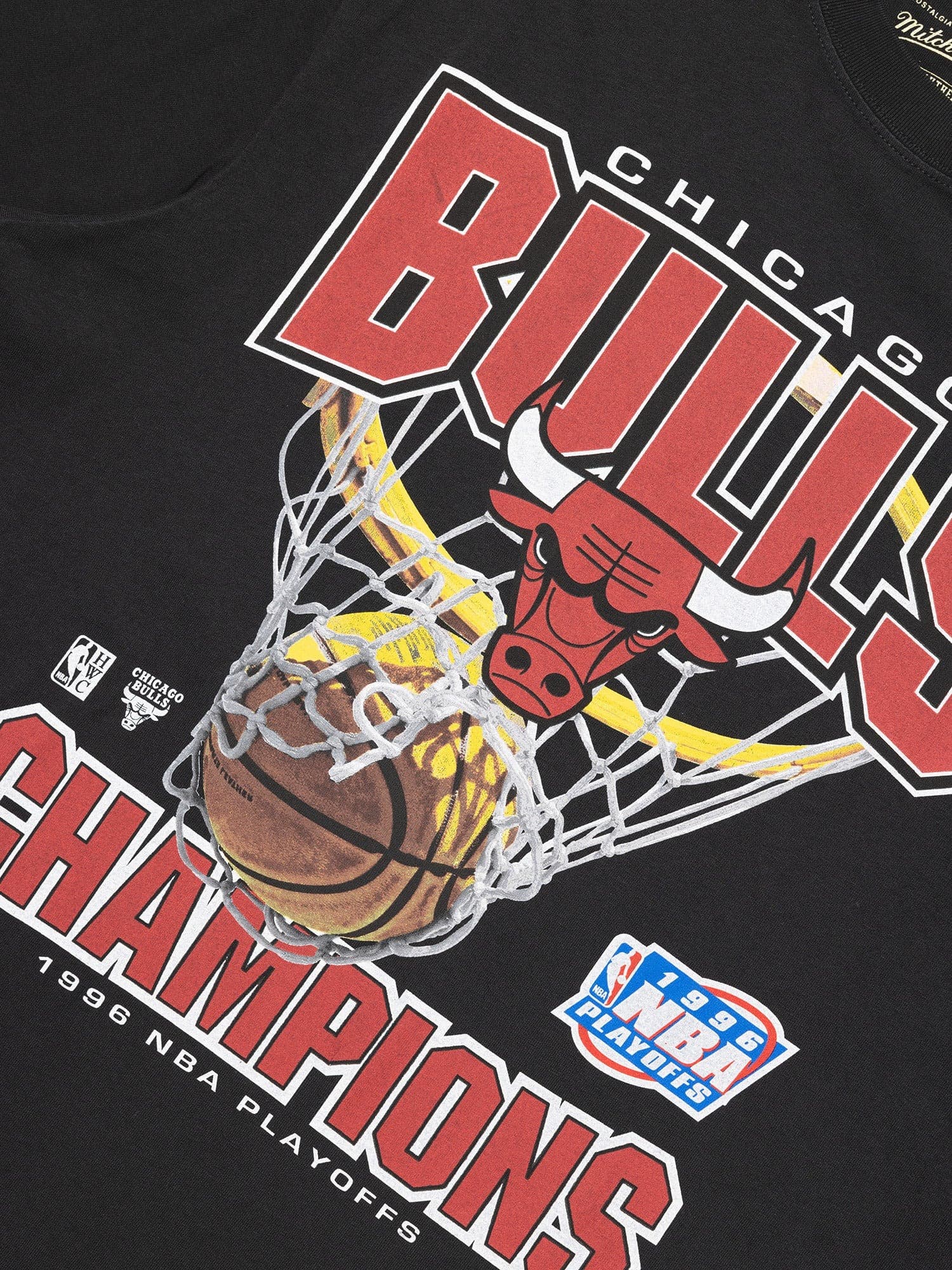 Футболка Mitchell & Ness Chicago Bulls Nothin’ But Net Black Vintage T-Shirt
