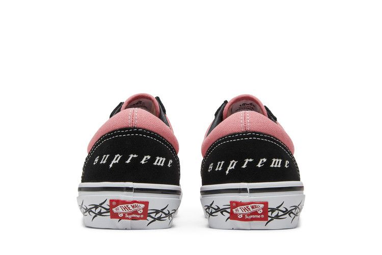 Кроссовки Vans Supreme x Old Skool 'Barbed Wire - Pink'