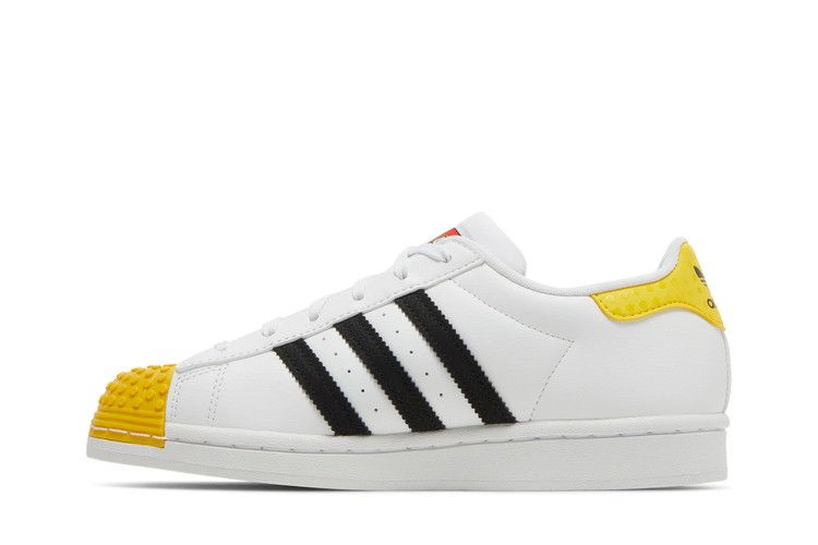 Кроссовки LEGO x adidas Superstar J 'White Eqt Yellow'