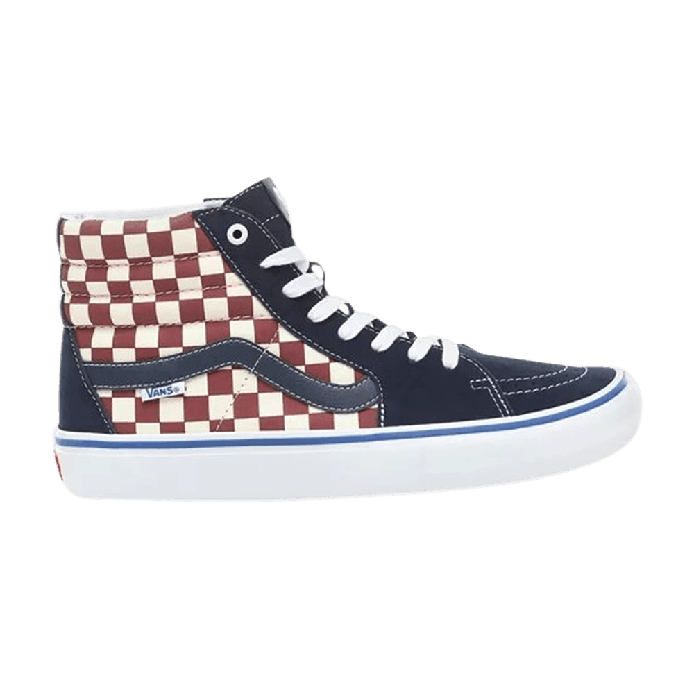 Vans Sk8-Hi Pro 'Checkerboard - Dress Blues'