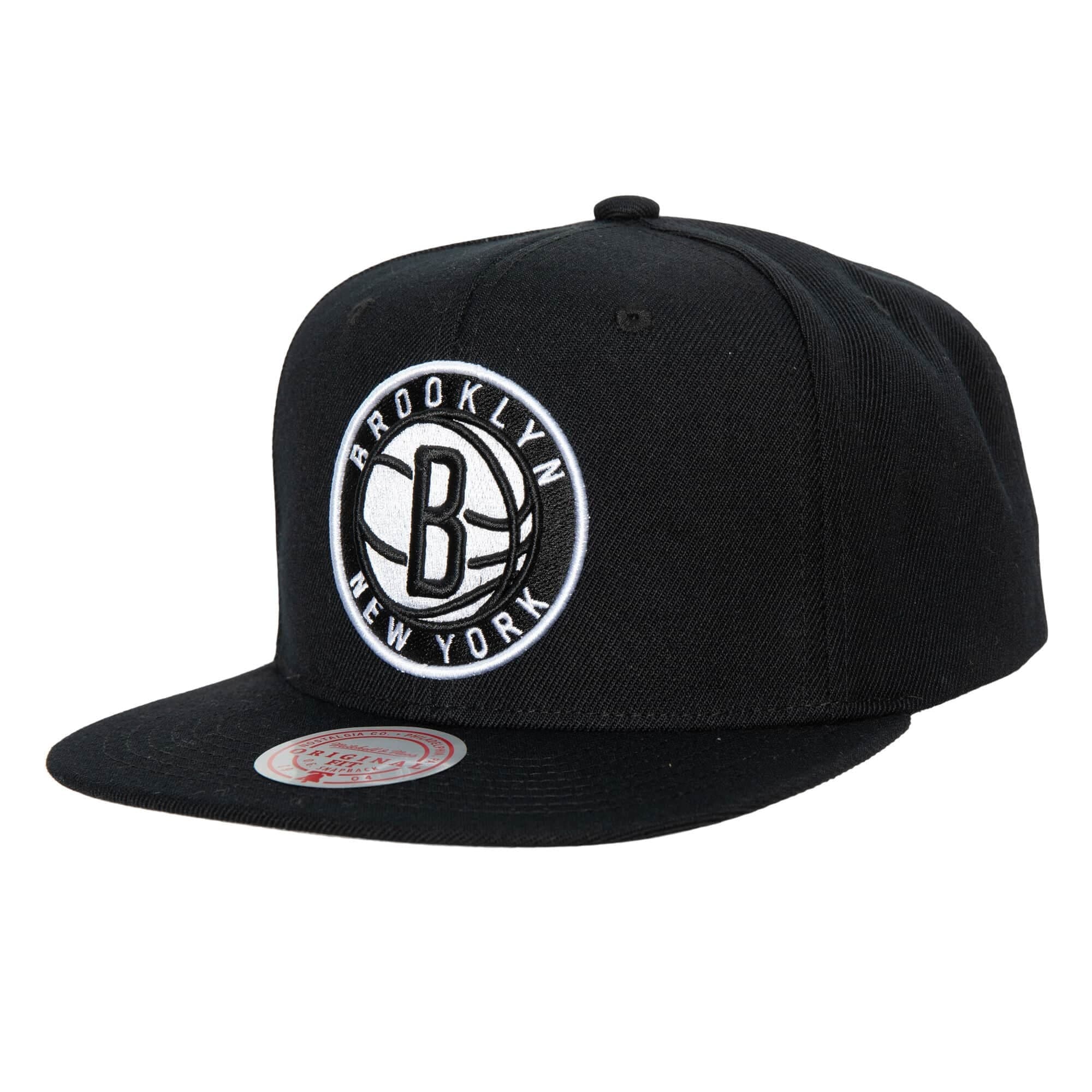 Бейсболка Mitchell & Ness Team Ground 2.0 Snapback Brooklyn Nets Hat