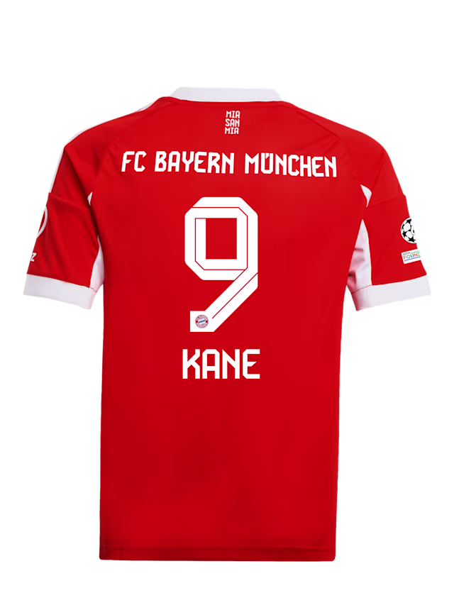 Детское футбольное джерси FC Bayern Munich Home Jersey 25-26 KANE 9