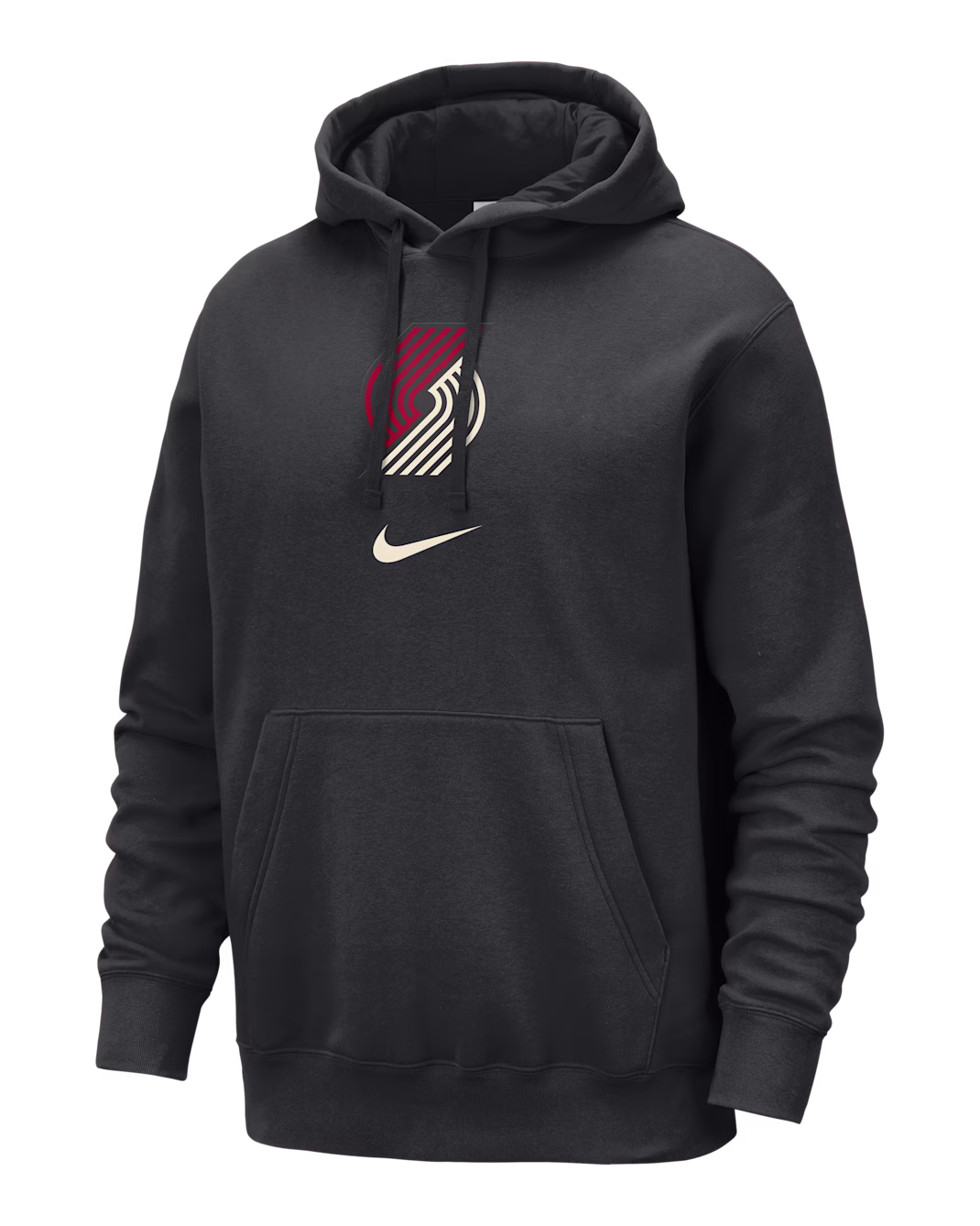 Мужское худи Nike NBA Portland Trail Blazers Club Fleece City Edition Black