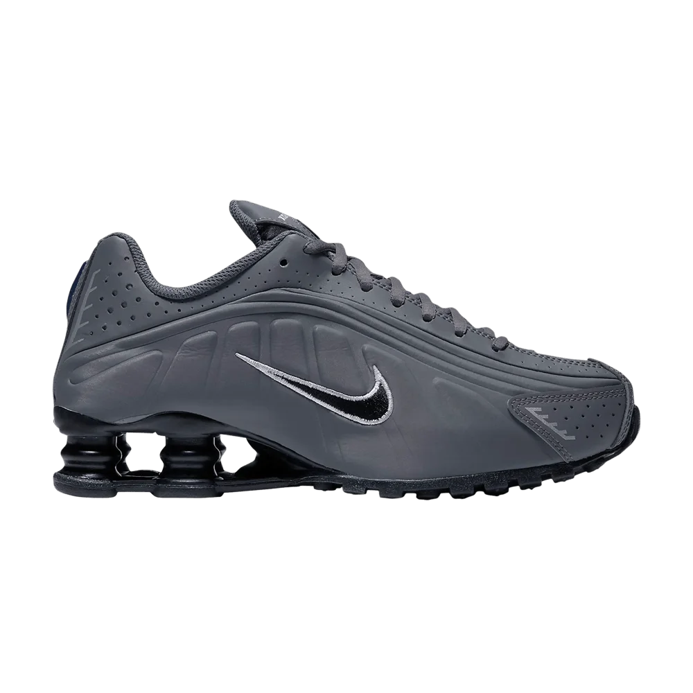 Krossovki-Nike-Shox-R4-GS-Dark-Grey
