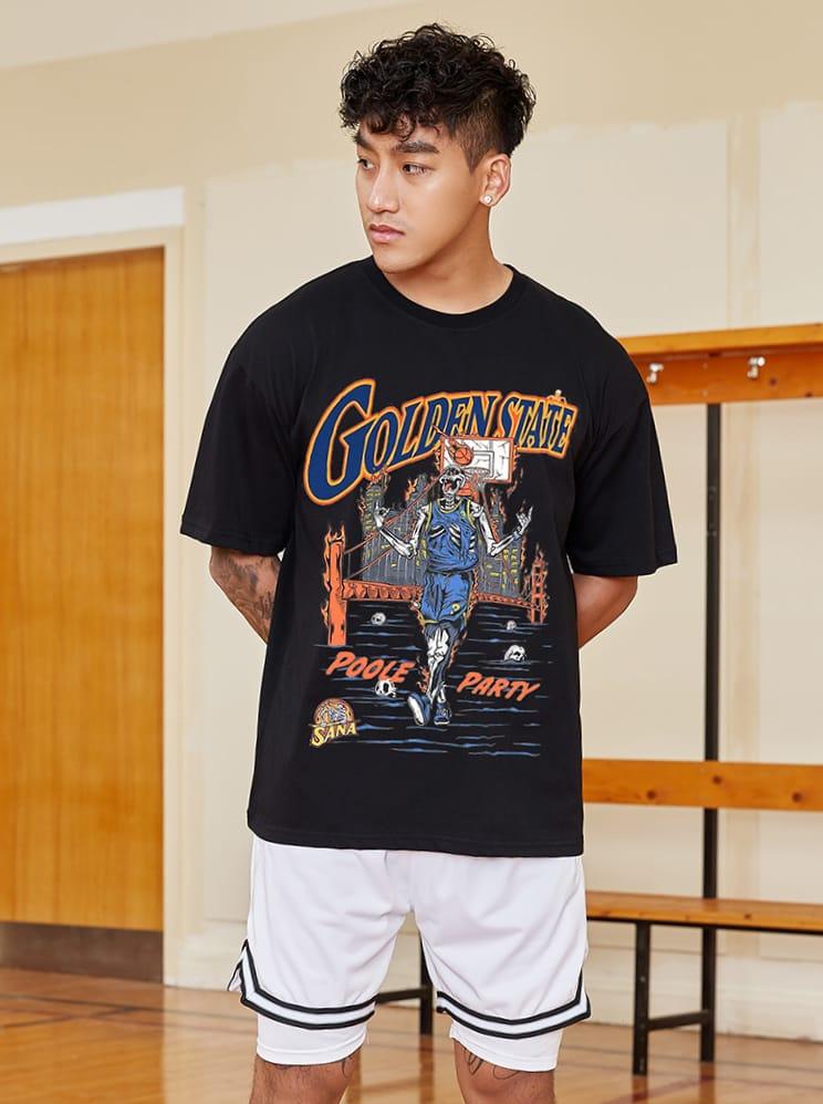 Футболка Ehot Golden State Pool Party Black T-Shirt