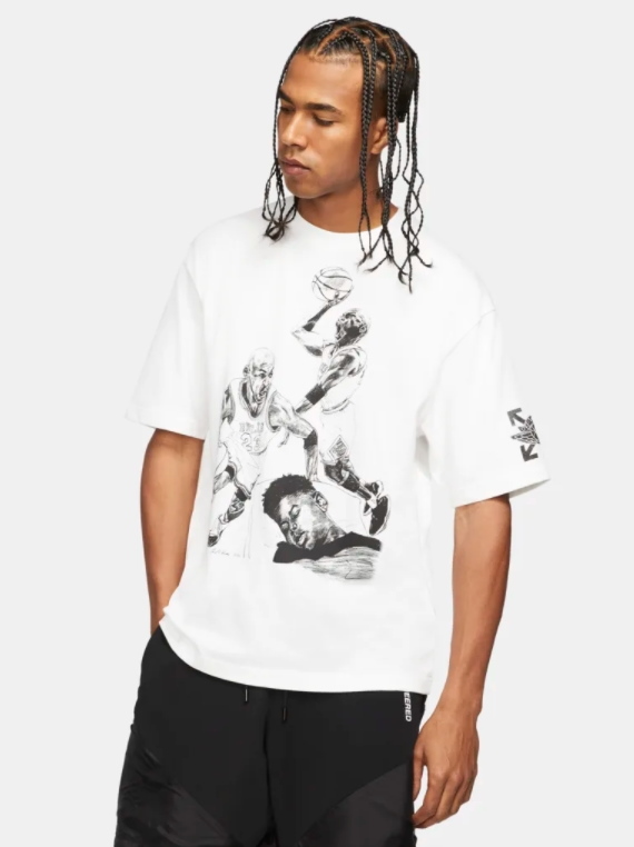 Футболка OFF-WHITE x Jordan T-Shirt White
