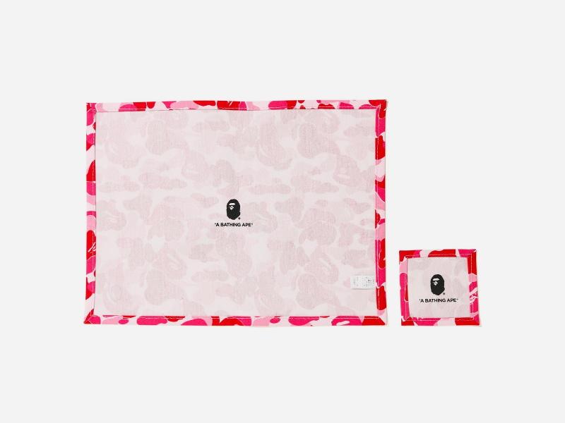 Набор салфетки с костером BAPE ABC Placemat and Coaster Pink