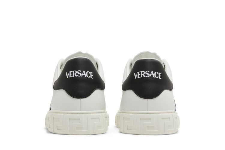Кроссовки Versace Embroidered Greca Sneaker 'White Black'