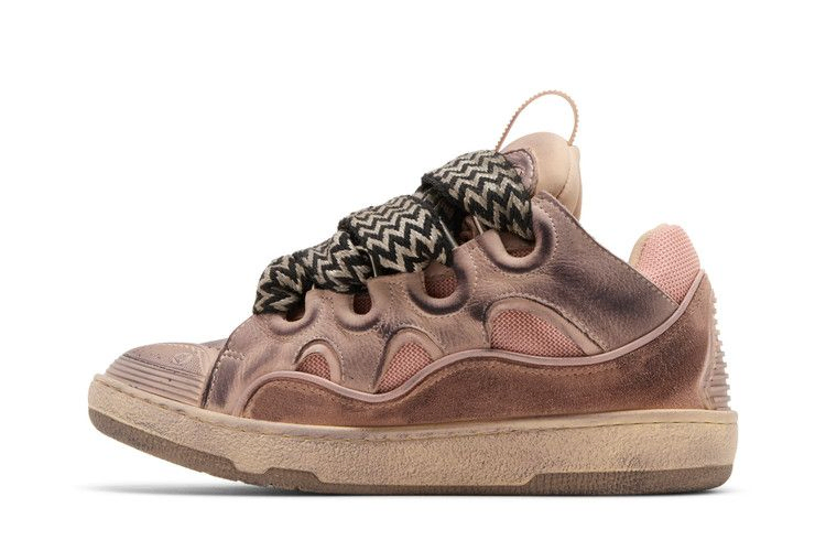 Кроссовки Lanvin Wmns Curb Sneakers 'Distressed - Pink'