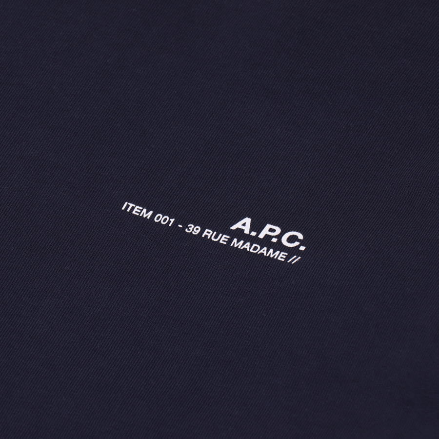 Свитшот A.P.C. Item Sweatshirt Dark Navy Blue