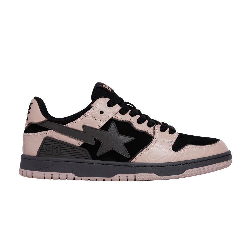 Krossovki-BAPE-Sk8-Sta-Pink-Black