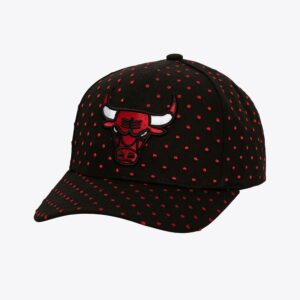 Mitchell-Ness-Black-Chicago-Bulls-Polka-Polka-Pro-Adjustable-Hat-300x300