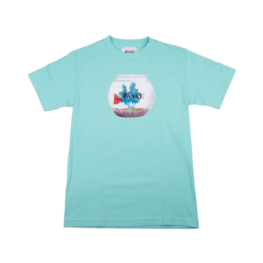 Футболка Awake Fish Bowl Tee Seafoam