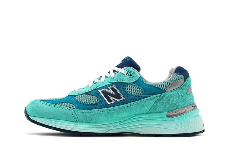 Кроссовки New Balance 992 Made in USA 'Blue Silver Metallic'