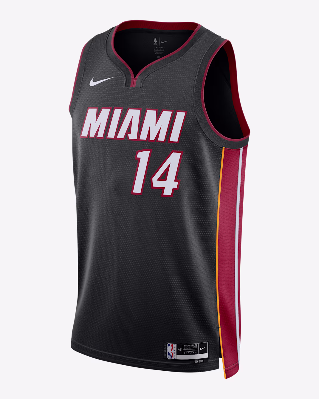 Баскетбольное джерси Nike NBA Tyler Herro MIA 24-25 Icon Edition Swingman