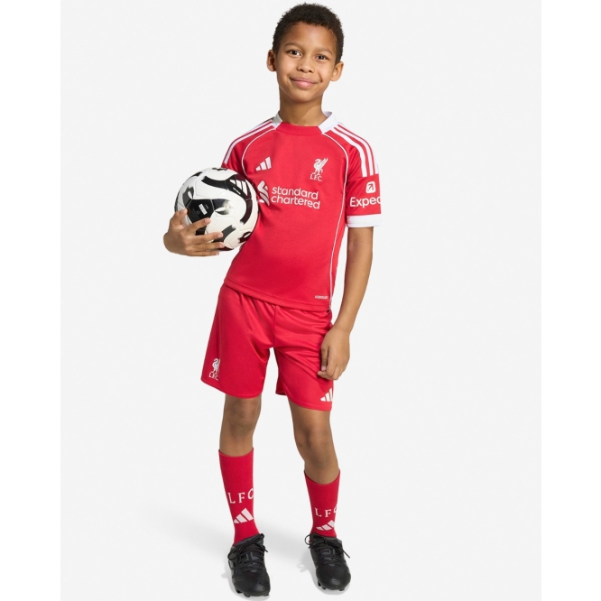Детская Футбольная форма Liverpool FC adidas Kids 25/26 Home Mini Kit