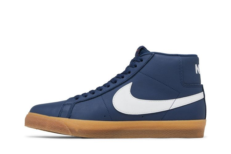Кроссовки Nike Zoom Blazer Mid SB 'Navy Gum'