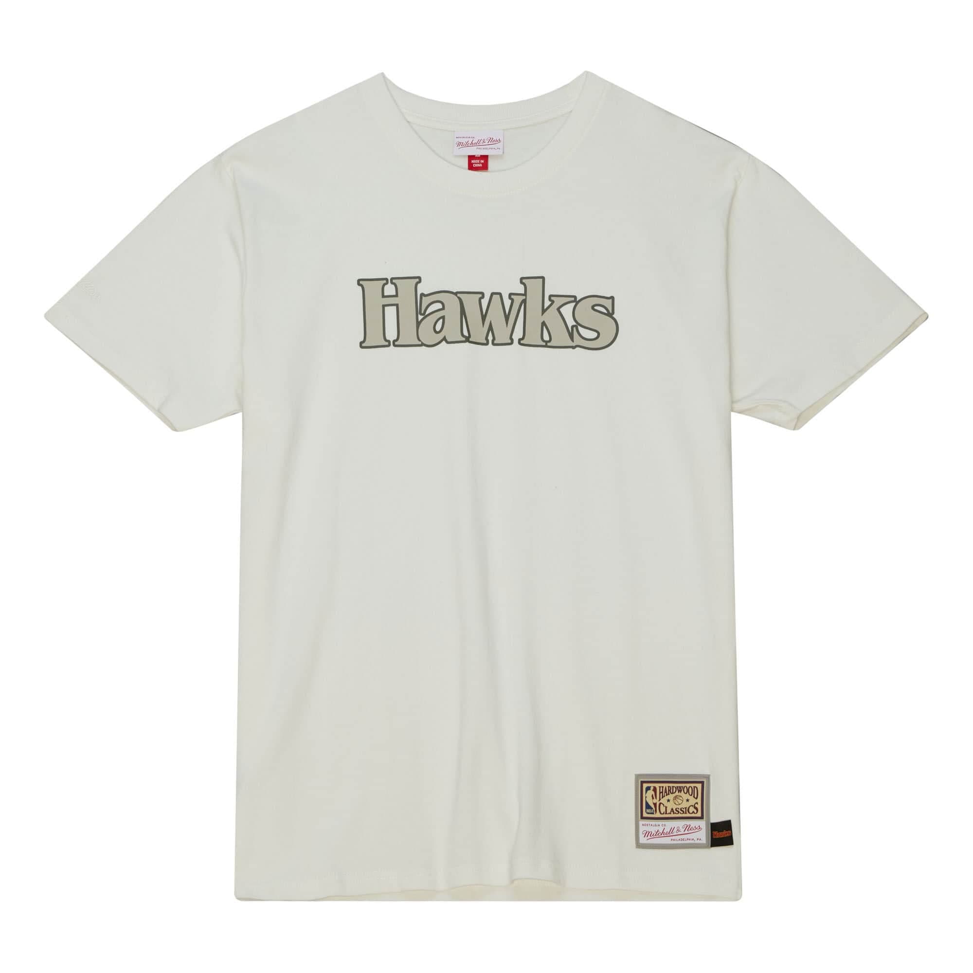 Футболка Mitchell & Ness Cream SS Atlanta Hawks T-Shirt
