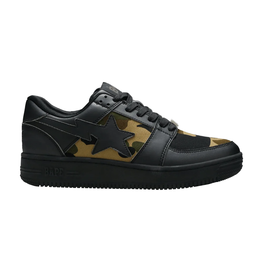 Krossovki-Bapesta-Low-M1-1st-Camo-Black