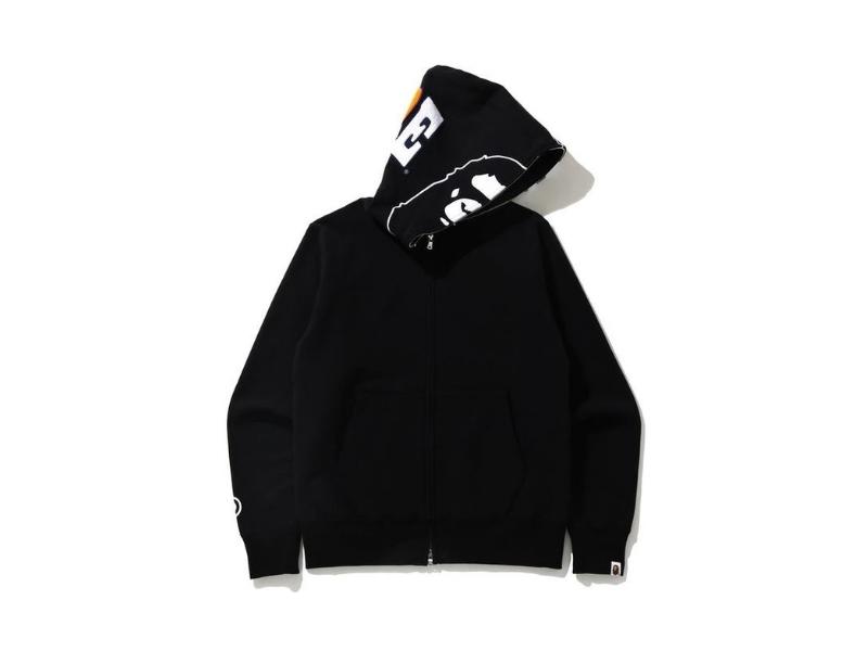 Худи BAPE 2nd Ape Full Zip Hoodie (SS21) Black