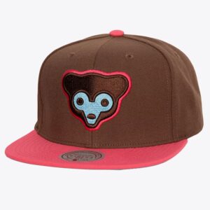 Mitchell-Ness-Brown-Chicago-Cubs-Cooperstown-Collection-The-Damn-Snapback-Hat-300x300