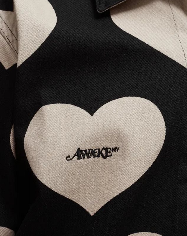 Куртка Awake Hearts Harrington Jacket Black