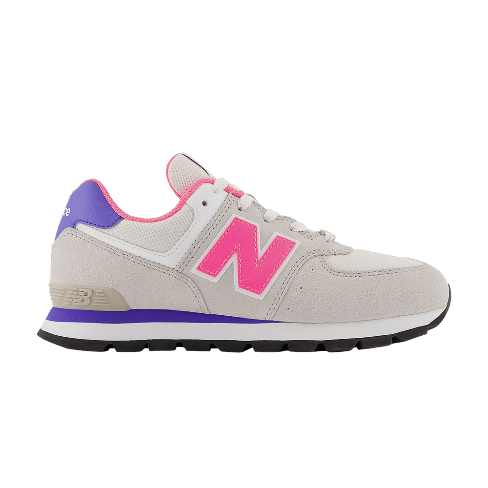Кроссовки New Balance 574 Big Kid 'Summer Fog Neon Pink'