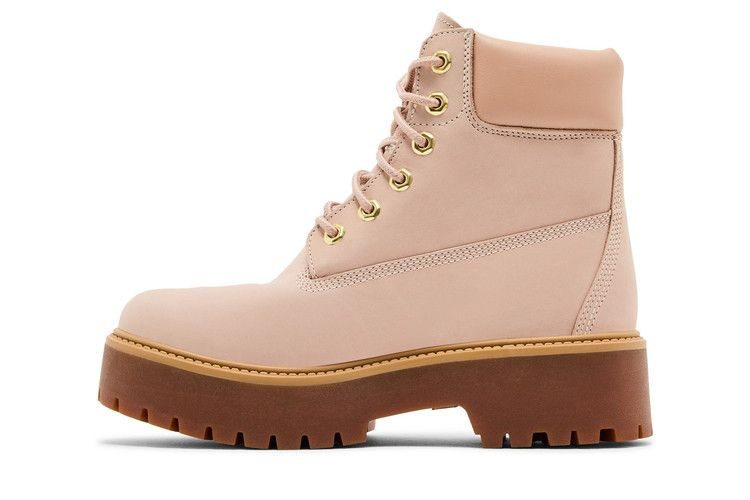 Timberland Wmns Stone Street 6 Inch Waterproof Platform Boot 'Light Pink'