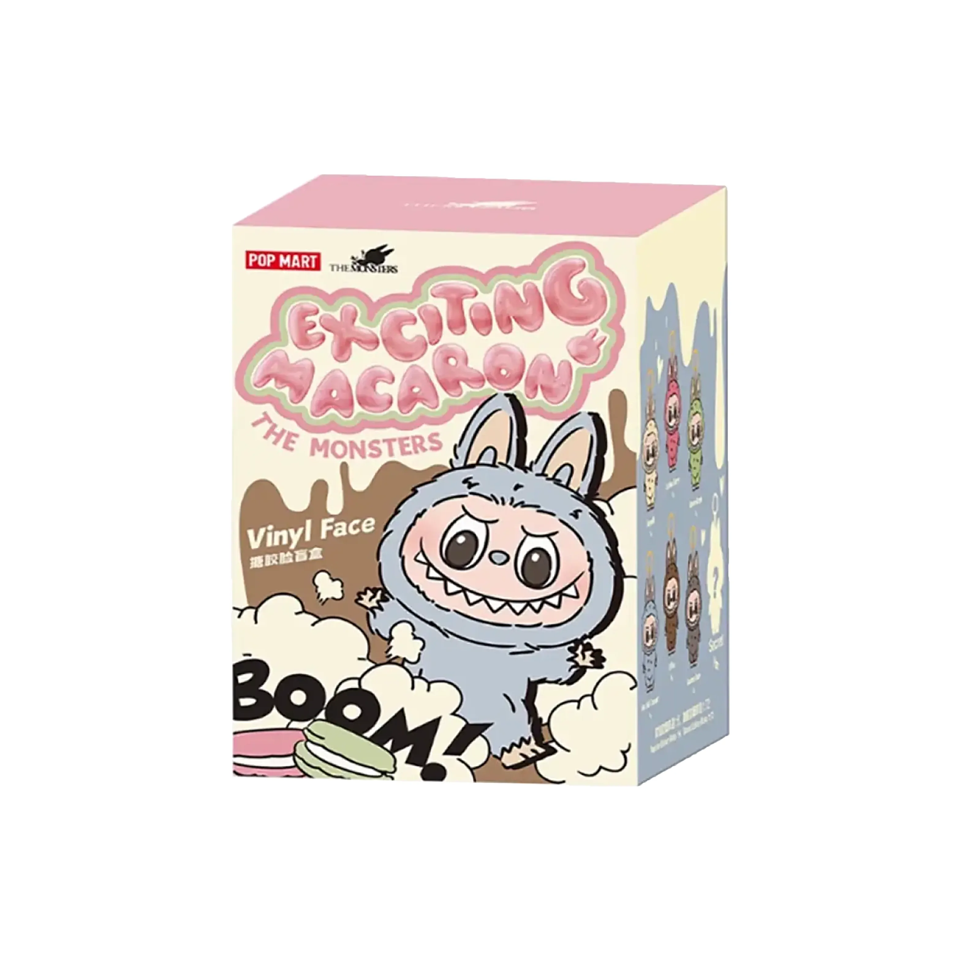 Виниловая фигурка POP MART LABUBU THE MONSTERS Heartbeat Macaron Series Enamel 1.0