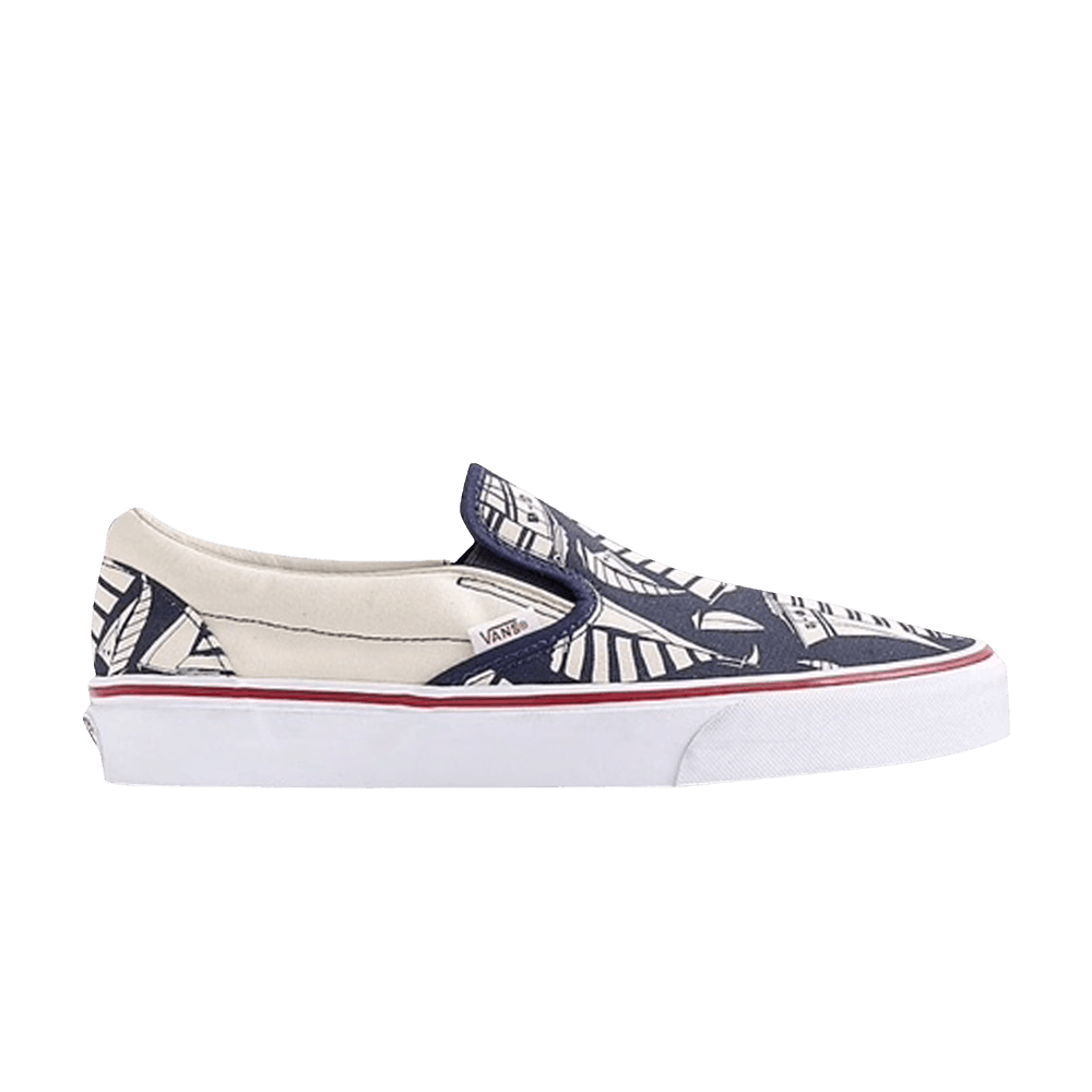Кроссовки Vans J. Crew x Classic Slip-On 'Sailboats'