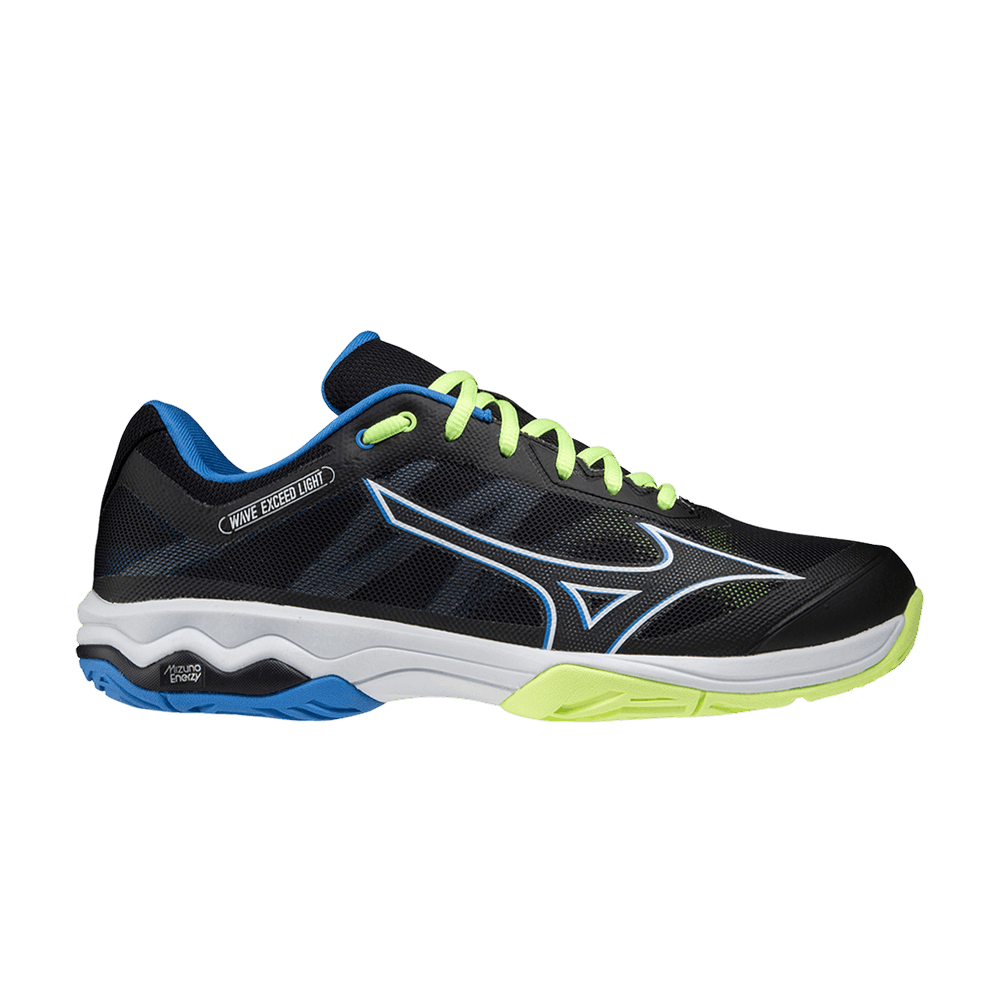 Кроссовки Mizuno Wave Exceed Light AC 'Black Neo Lime'