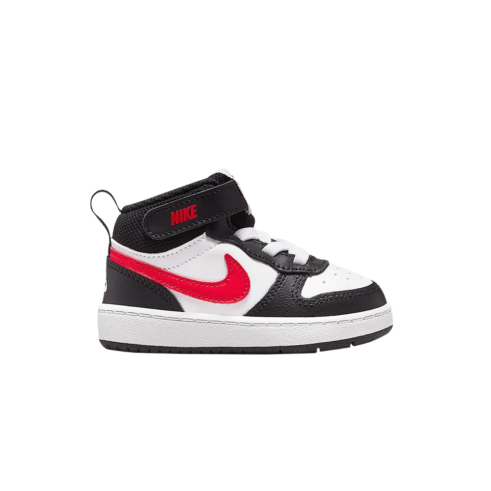 Кроссовки Nike Court Borough Mid 2 TD 'White/White/Black/University Red'