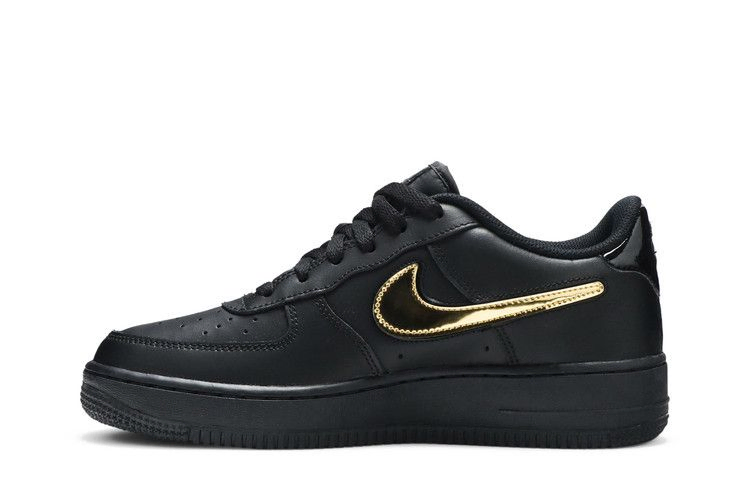Кроссовки Nike Air Force 1 LV8 3 GS 'Removable Swoosh - Black'