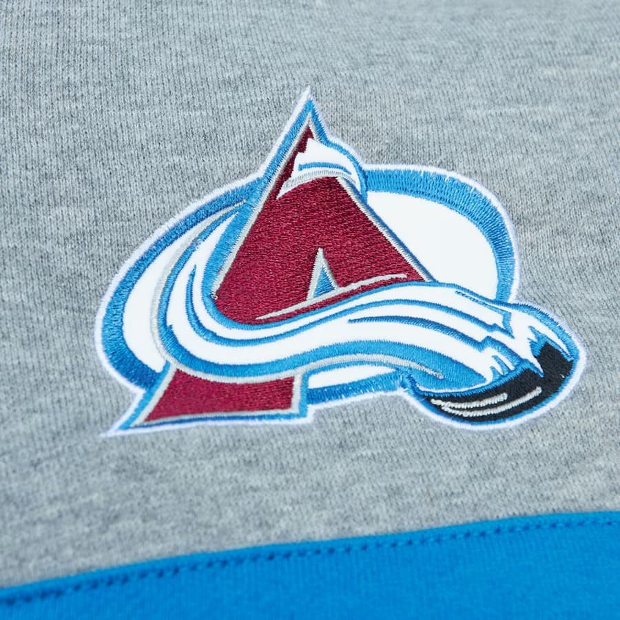 Худи Mitchell & Ness Burgundy Colorado Avalanche Head Coach Pullover Hoodie