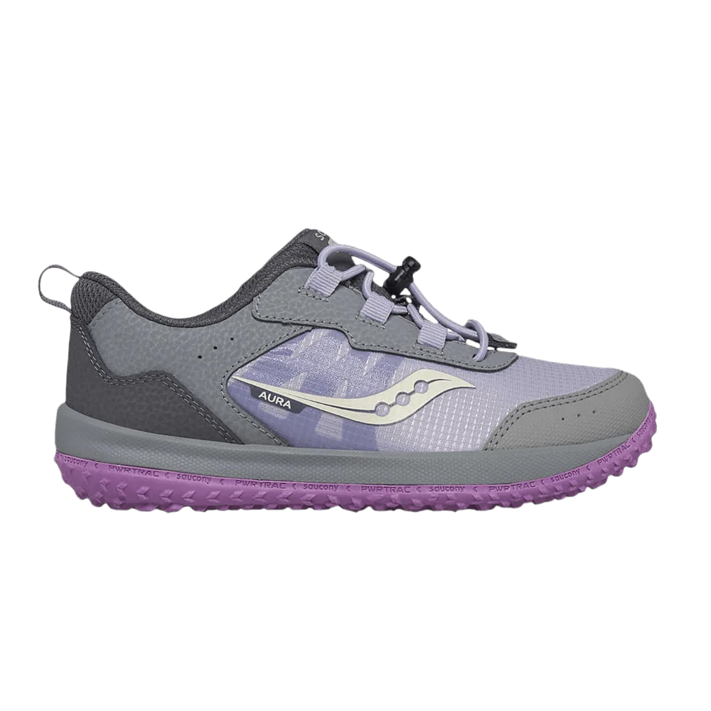 Кроссовки Saucony Aura KDZ Big Kid 'Grey Purple'