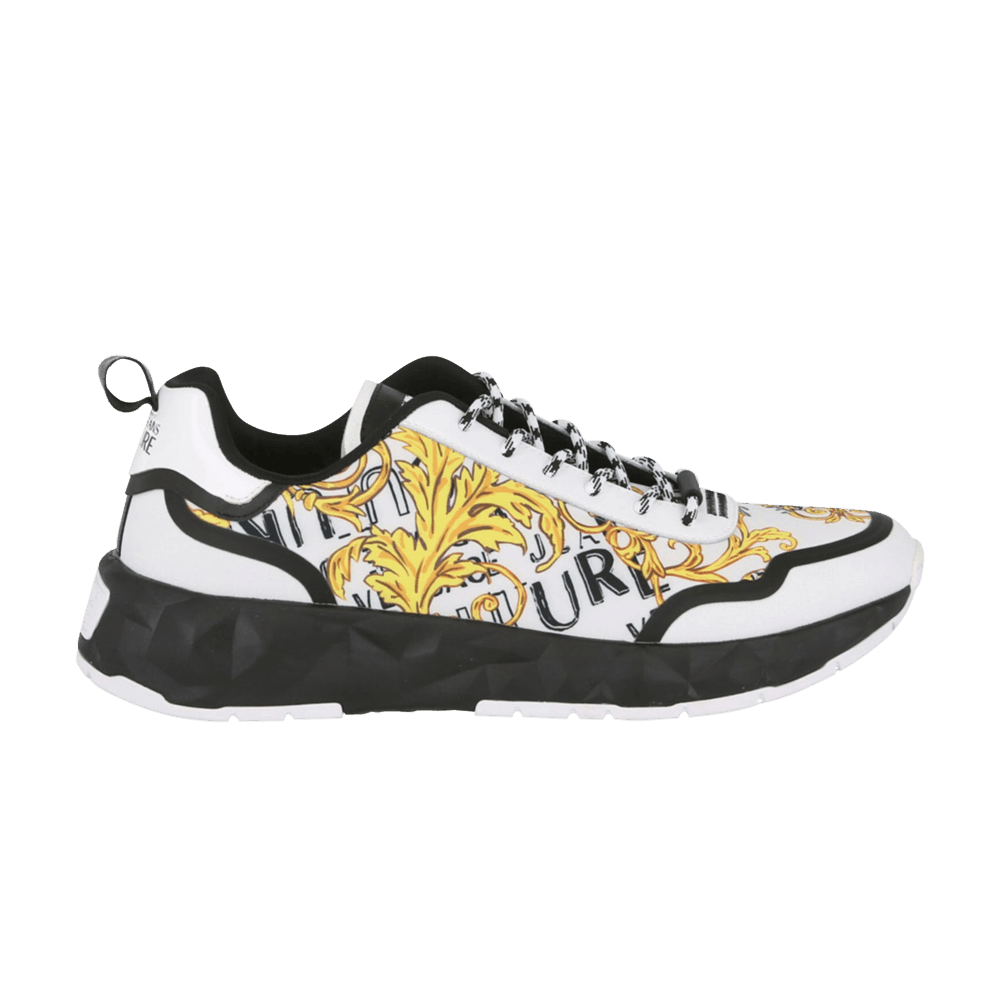 Кроссовки Versace Jeans Atom Low 'Baroque Print - White Gold'