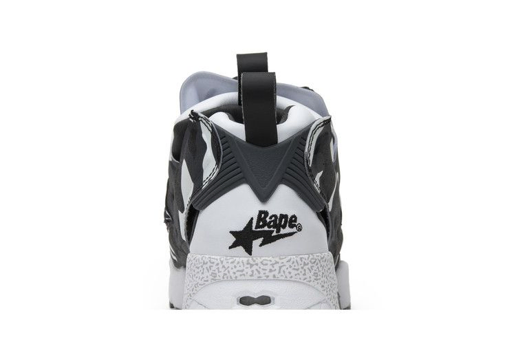 Кроссовки Reebok A Bathing Ape x Mita x InstaPump Fury 'White Black Camo'