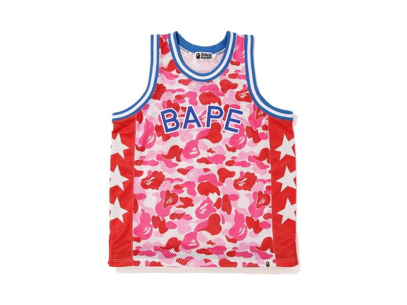 Спортивная майка BAPE ABC Basketball Tank Top Pink