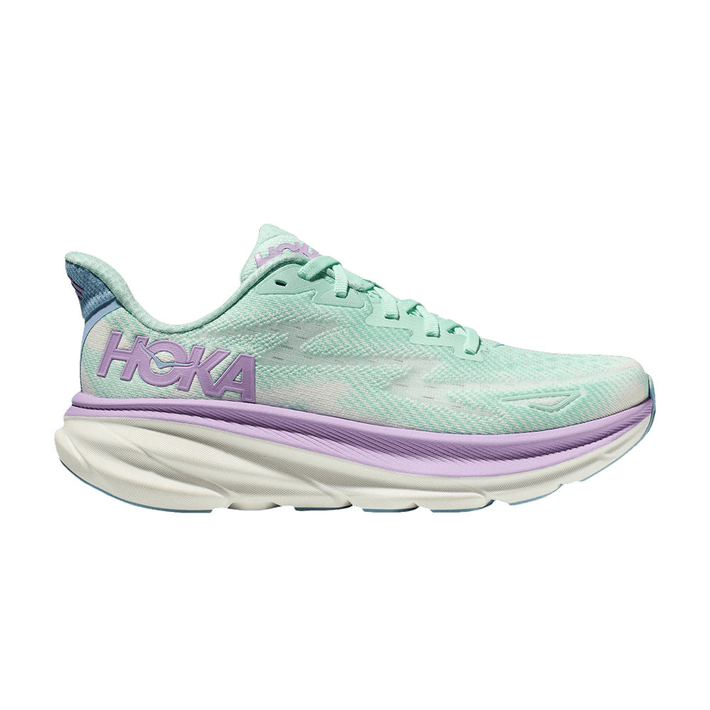 Кроссовки HOKA Wmns Clifton 9 Wide 'Sunlit Ocean Lilac Mist'