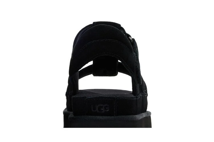 UGG Wmns Goldenstar Strap Platform Sandal 'Black'