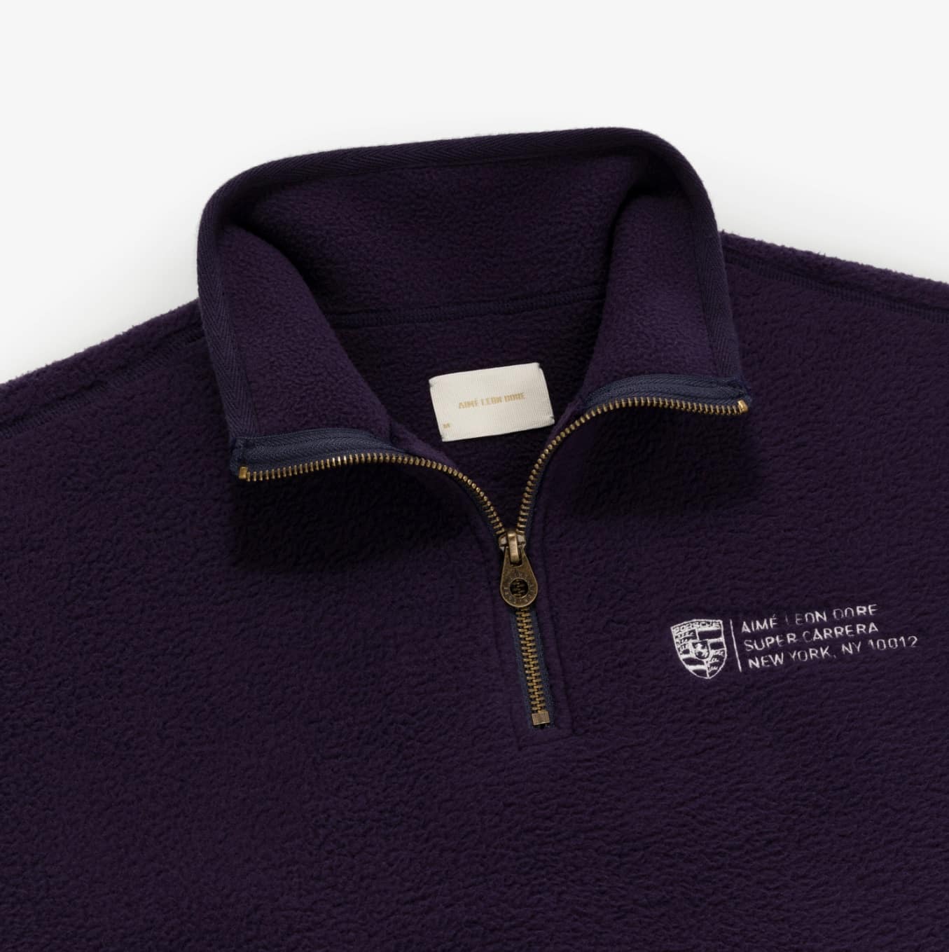 Пуловер Aime Leon Dore x Porsche 911SC Fleece Quarter Zip Pullover Navy